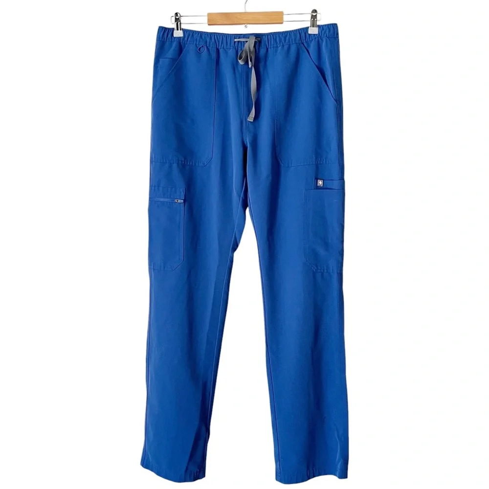 Figs Men's Cairo Cargo Scrub Pant & Chisec Three Pocket Scrub‎ Top Size L